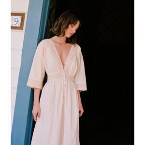 Christy Dawn Christy Dawn Florentine Dress in Pearl Large